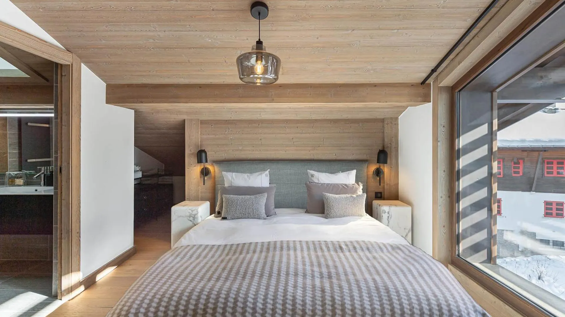 公寓 Penthouse A Megeve Avec Piscine, Sauna Et Salle De Sport - Fr-1-569-68 法国