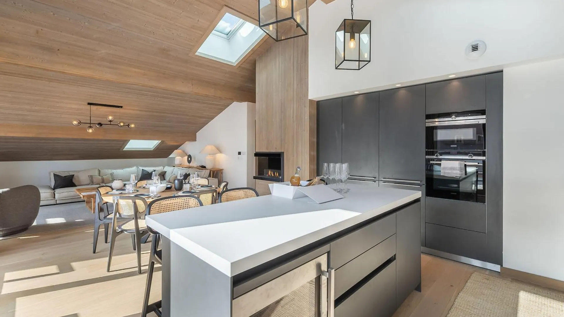 Penthouse A Megeve Avec Piscine, Sauna Et Salle De Sport - Fr-1-569-68 Fransa