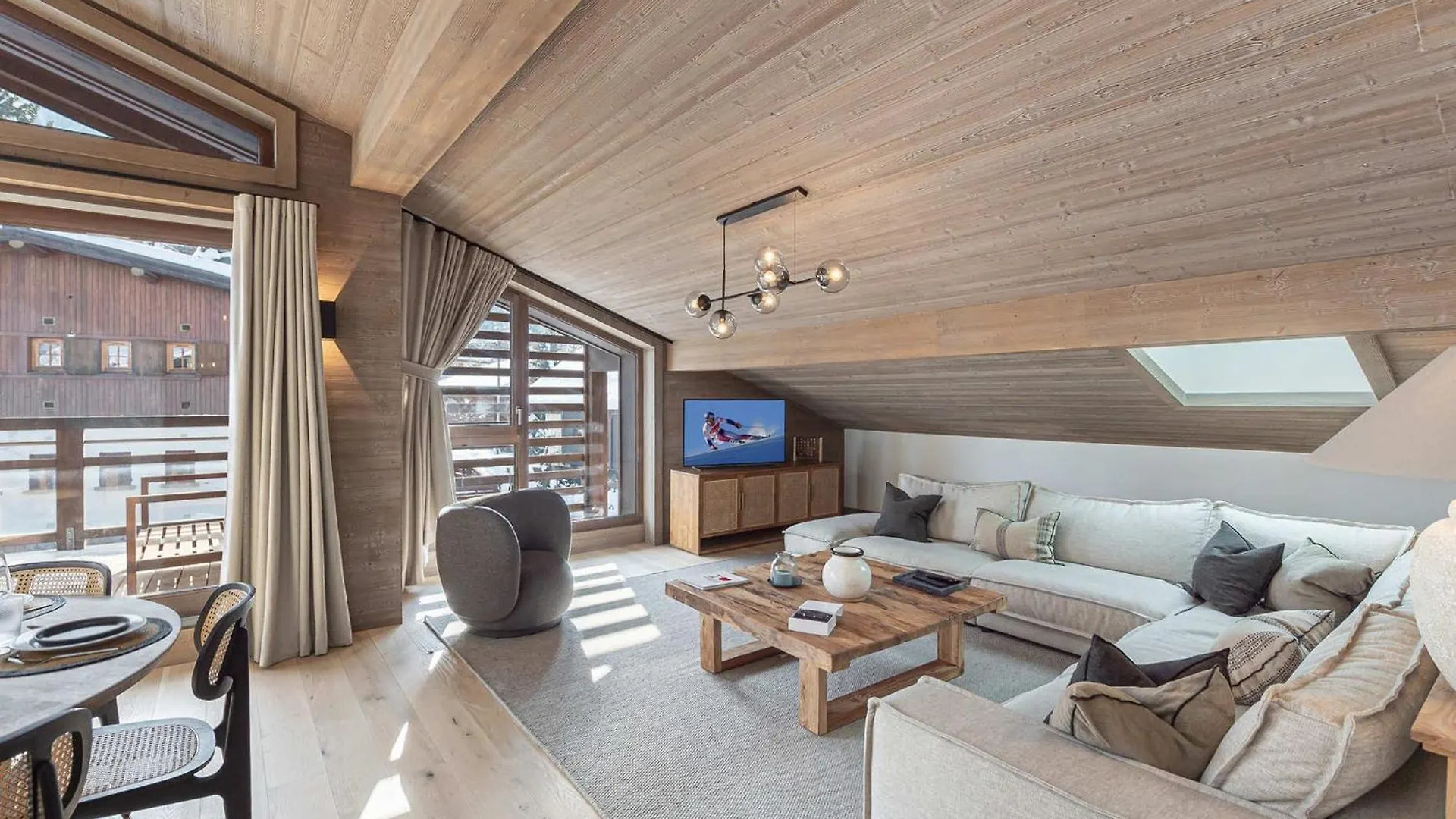 Penthouse A Megeve Avec Piscine, Sauna Et Salle De Sport - Fr-1-569-68 公寓